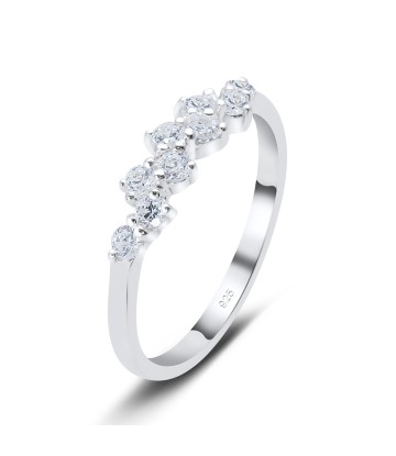 Perfect Designed CZ Silver Ring NSR-2136